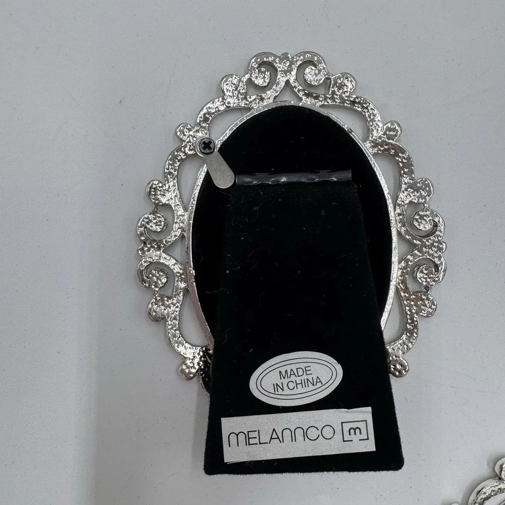 Melannco Ornate Silver Tone Picture Frames Lot 6 Baroque Victorian Scrollwork
